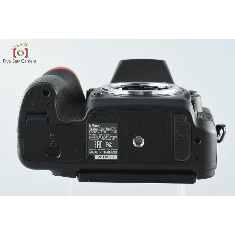 ニコン（Nikon） 【中古】Nikon D750 デジタル一眼レフカメラ