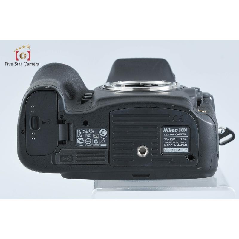 ショット数5,917！元箱付き！■ほぼ新品■ Nikon D800 Nikon - 【シャッター回数31回】□ほぼ新品□ D800 ボディー D800の