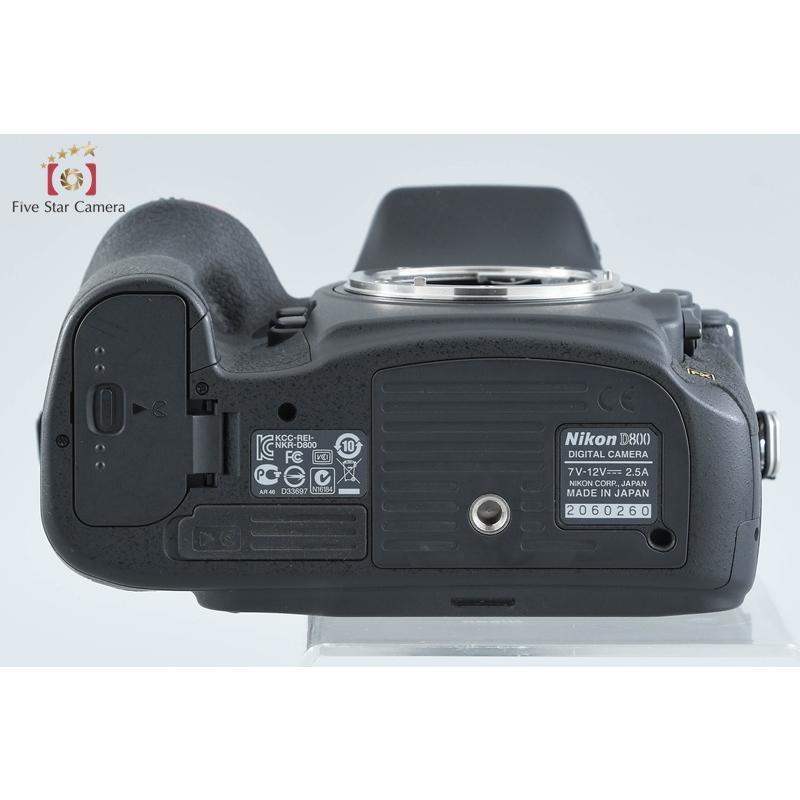 ニコン 【中古】Nikon D800 デジタル一眼レフカメラ シャッター