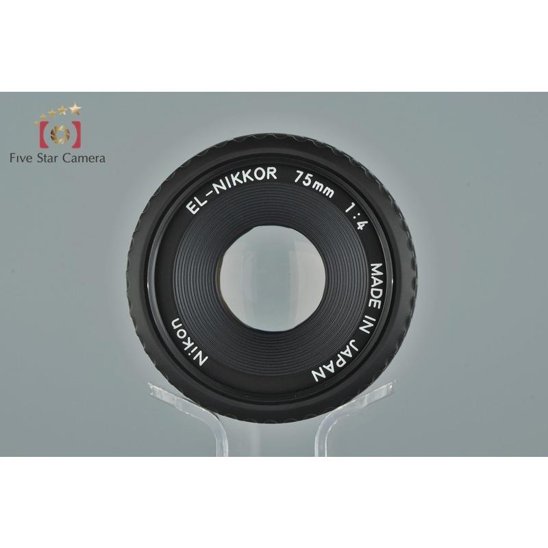 Objectif Nikon EL Nikkor 75mm F/4 Pour Agrandisseur, Monture Leica L39, Occasion Japon