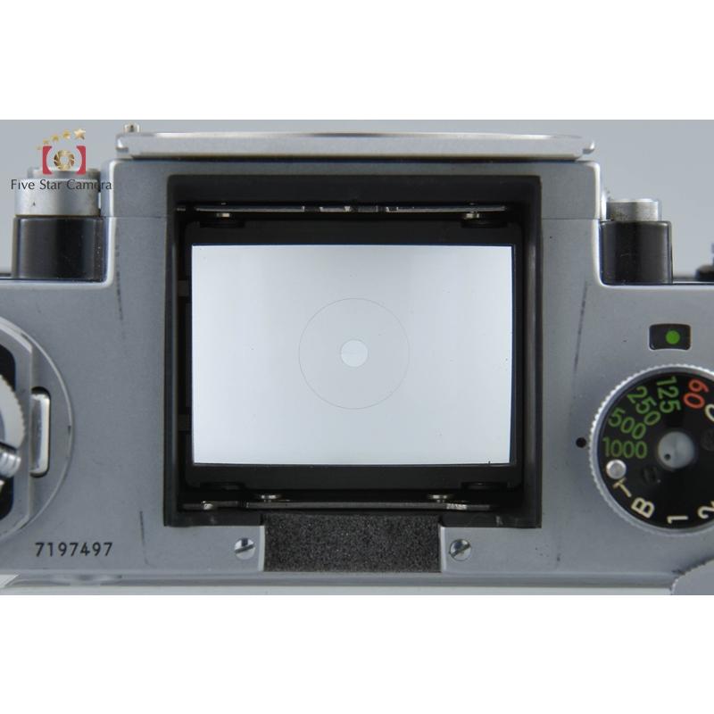 ★美品★ ニコン NIKON F 中期アイレベル ボディ シルバー 中古】(ニコン) Nikon F 中期 アイレベル シルバー｜ナニワ