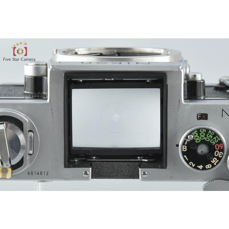 ニコン 【中古】Nikon F アイレベル シルバー 中期モデル ニコン 【中古】Nikon F アイレベル シルバー 中期モデル