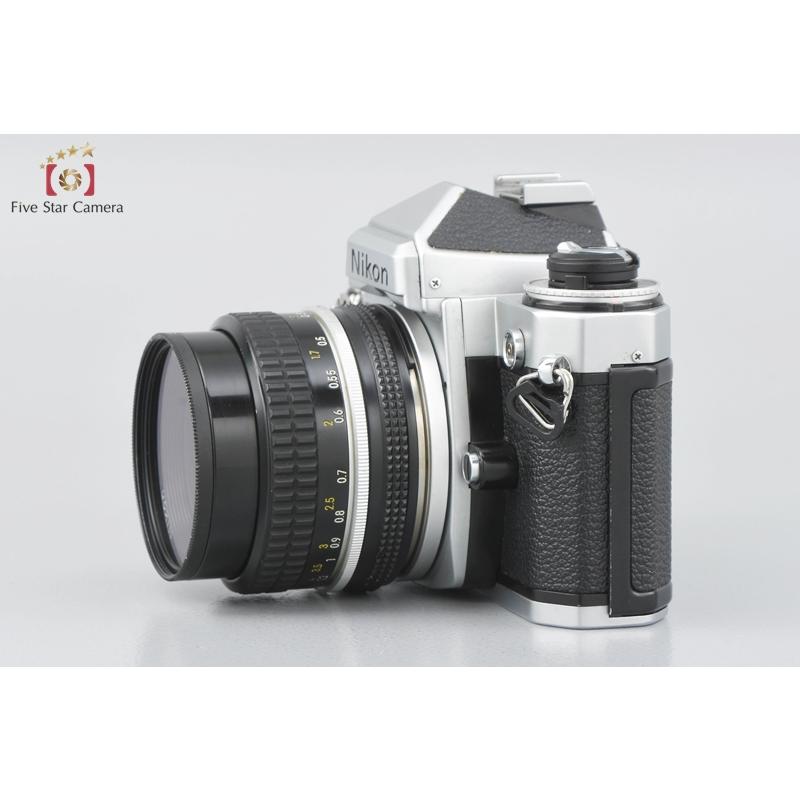 Nikon FE シルバー NIKKOR 50mm f/1.8 Nikon FE with 50mm f/1.8 – Film Supply Club