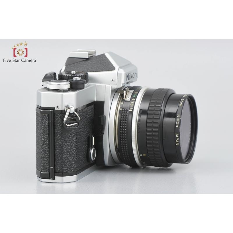 ニコン 【中古】Nikon FE シルバー フィルム一眼レフカメラ + Ai