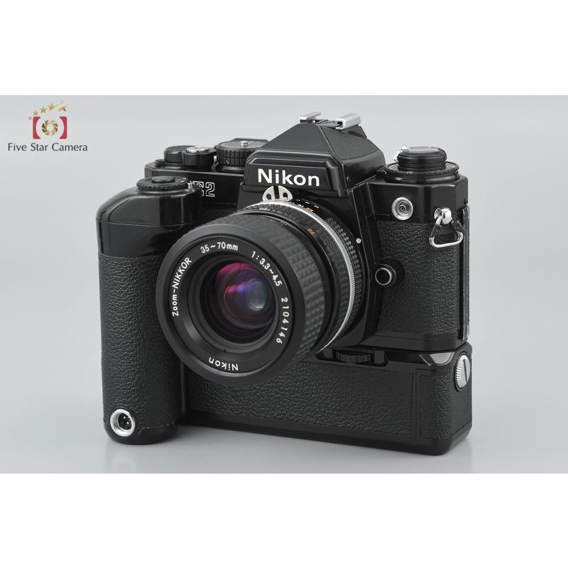 ニコン FE Nikon FE MD-12 レンズ2本付き ニコン FE Nikon FE MD-12 レンズ2本付き