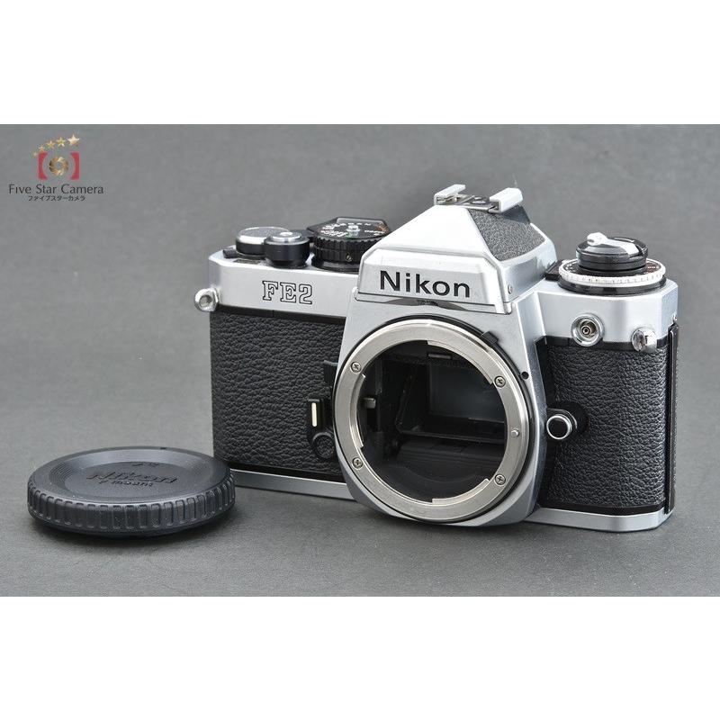Nikon FE2 シルバー フィルムカメラ 一眼レフ 完動品 ニコン 【中古