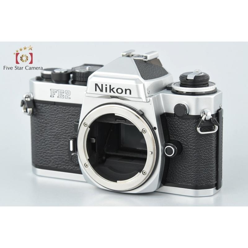 Nikon FE2 シルバー フィルムカメラ 一眼レフ 完動品 ニコン（Nikon） 【中古】Nikon FE2 シルバー フィルム一眼レフカメラ