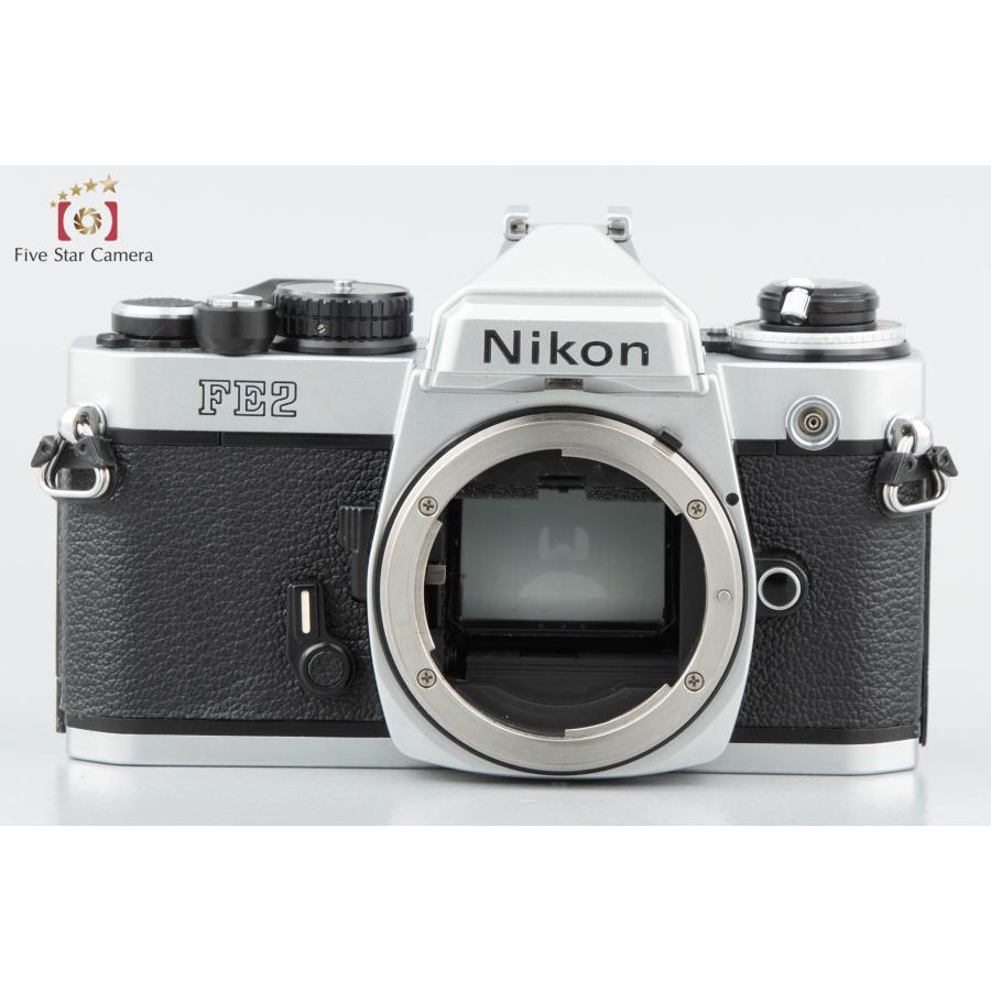 Nikon FE2 シルバー フィルムカメラ 一眼レフ 完動品 中古】Nikon ニコン FE2 シルバー フィルム一眼レフカメラ