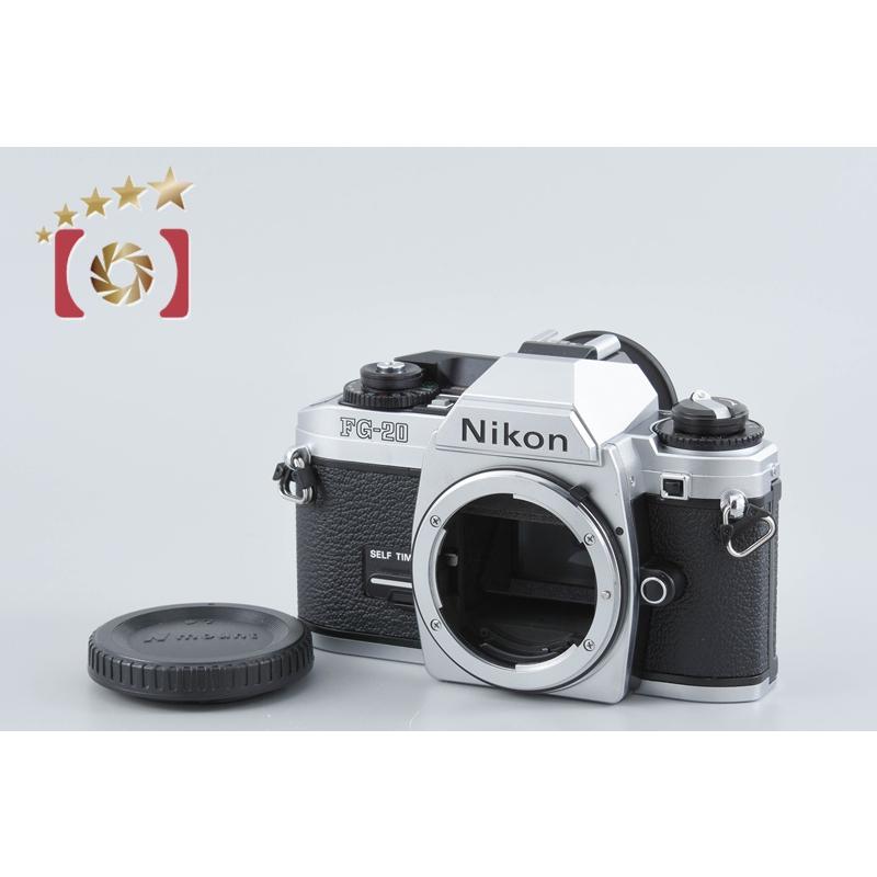 ニコンフイルムカメラFG-20中古 楽天市場】Nikon ニコン FG-20 シルバー ボティ フィルムカメラ