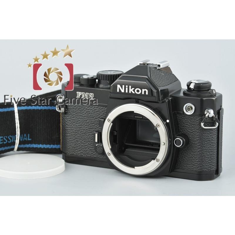 【中古】Nikon ニコン ニューFM2 ブラック フィルム一眼レフカメラ｜five-star-camera
