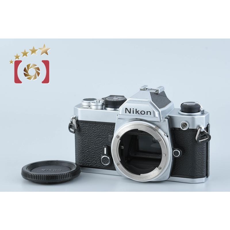 【中古】Nikon FM シルバーボディ フィルム一眼レフカメラ ニコン 【中古】Nikon FM 後期 シルバー フィルム一眼レフカメラ