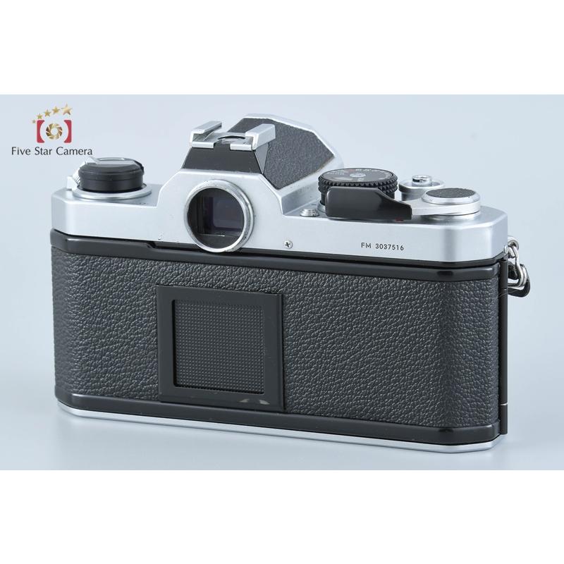 ニコン 【中古】Nikon FM 後期 シルバー フィルム一眼レフカメラ