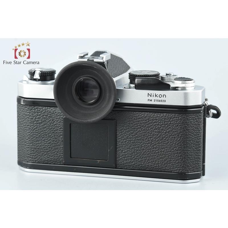 【美品・元箱付】NikonFM シルバー + Nikkor 28mm f/2.8 ニコン（Nikon） 【中古】Nikon FM シルバー 前期 + Ai NIKKOR 28mm f
