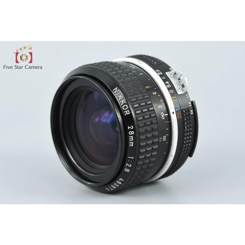 ニコン（Nikon） 【中古】Nikon FM シルバー 前期 + Ai NIKKOR 28mm f