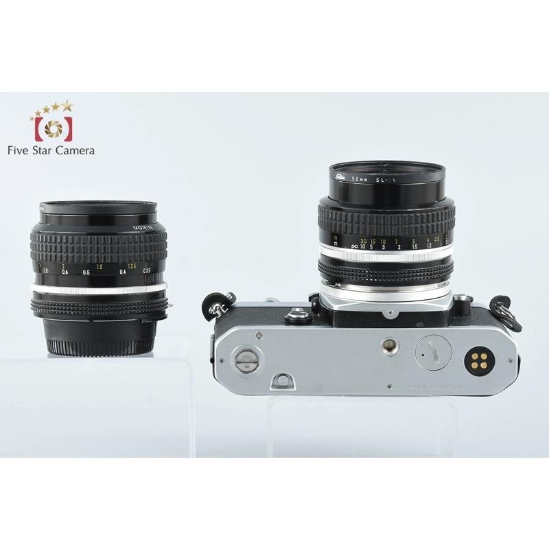 ニコン（Nikon） 【中古】Nikon FM シルバー 前期 + Ai NIKKOR 28mm f