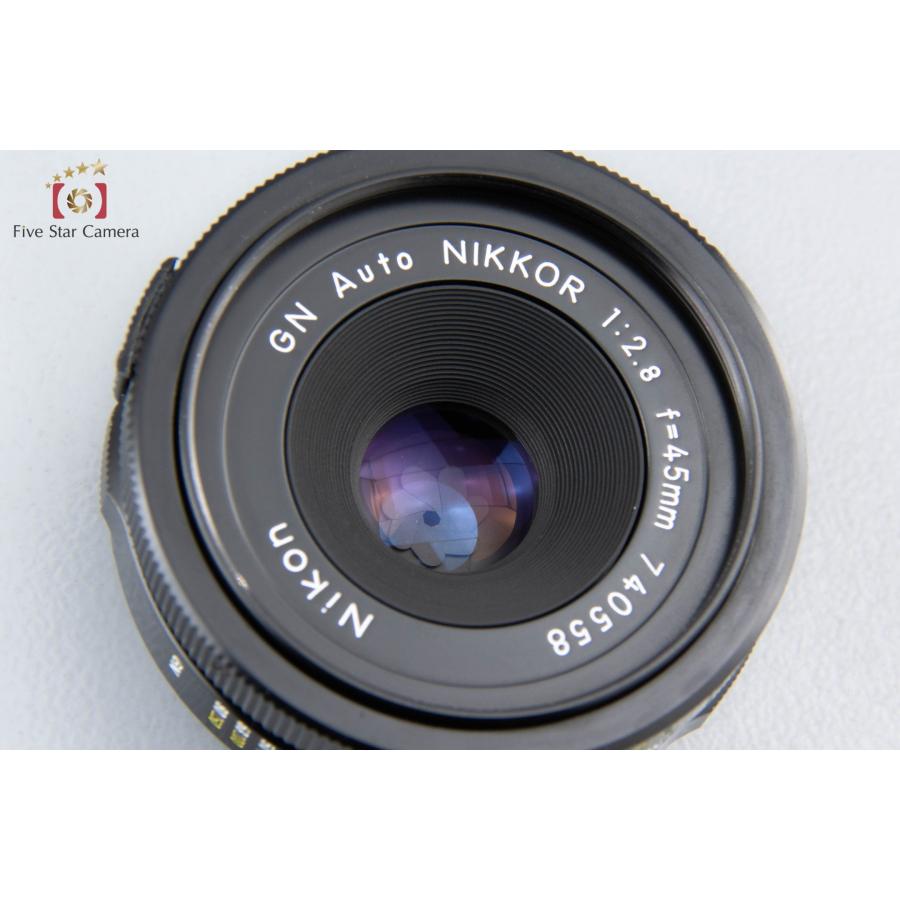 ニコン 【中古】Nikon GN Auto NIKKOR 45mm f/2.8 : 中古カメラ ニコン 【中古】Nikon GN Auto NIKKOR 45mm f/2.8 : 中古カメラ