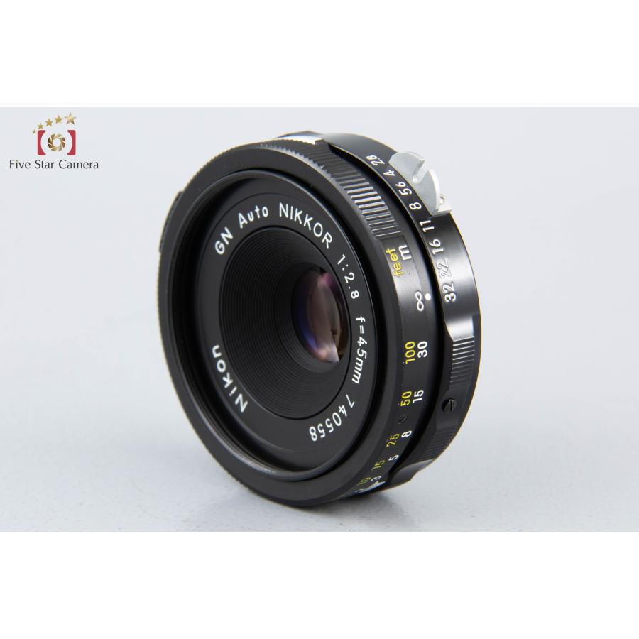 ニコン 【中古】Nikon GN Auto NIKKOR 45mm f/2.8 : 中古カメラ ニコン 【中古】Nikon GN Auto NIKKOR 45mm f/2.8 : 中古カメラ