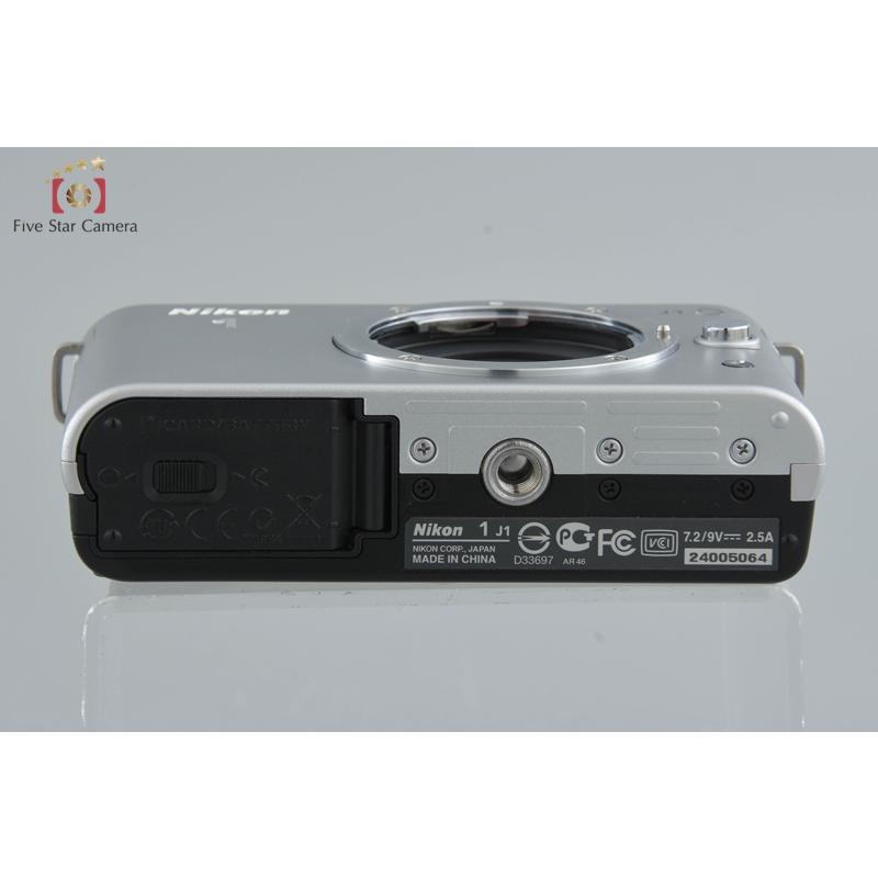 【中古】Nikon ニコン 1 J1 シルバー ミラーレス一眼カメラ シャッター回数僅少 ニコン（Nikon） 【中古】Nikon 1 J1 シルバー ミラーレス一眼カメラ