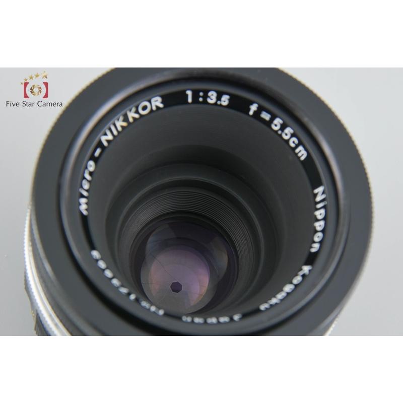 中古】Nikon ニコン Micro NIKKOR 55mm f/3.5 初期型 爪無しの通販はau 