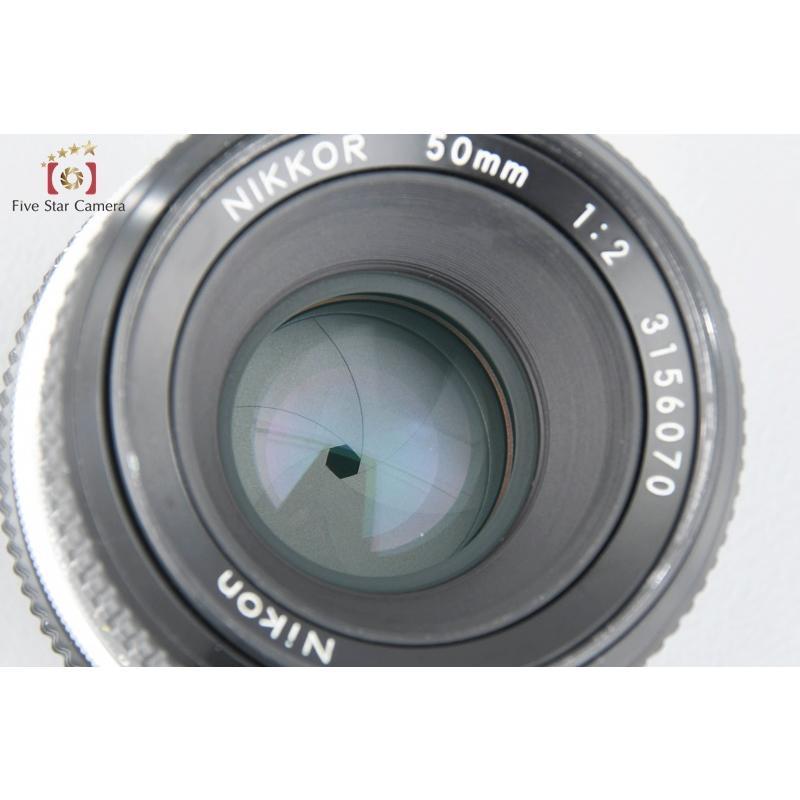 ★値下げ中★Nikon 一眼レフカメラ Nikkor 50mm f/2.0 ニコン 【中古】Nikon New NIKKOR 50mm f/2 Ai改 : 中古カメラの