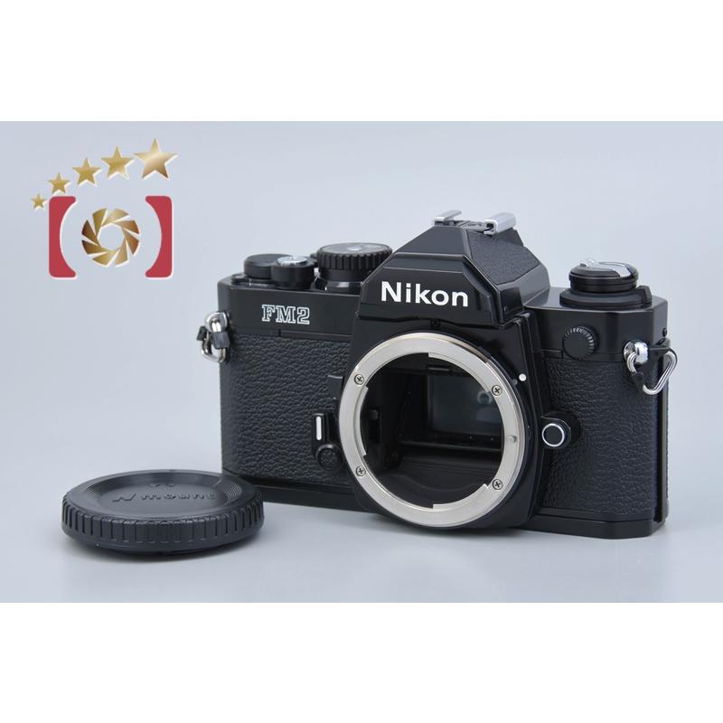 ニコン 【中古】Nikon ニュー FM2 後期 ブラック フィルム一眼レフ  