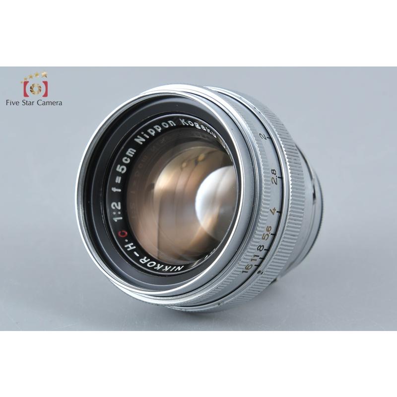 【美品】Nikon NIKKOR-H.C 50mm f/2 単焦点レンズ 美品】Nikon NIKKOR-H.C 50mm f/2 単焦点レンズ オールドレンズ