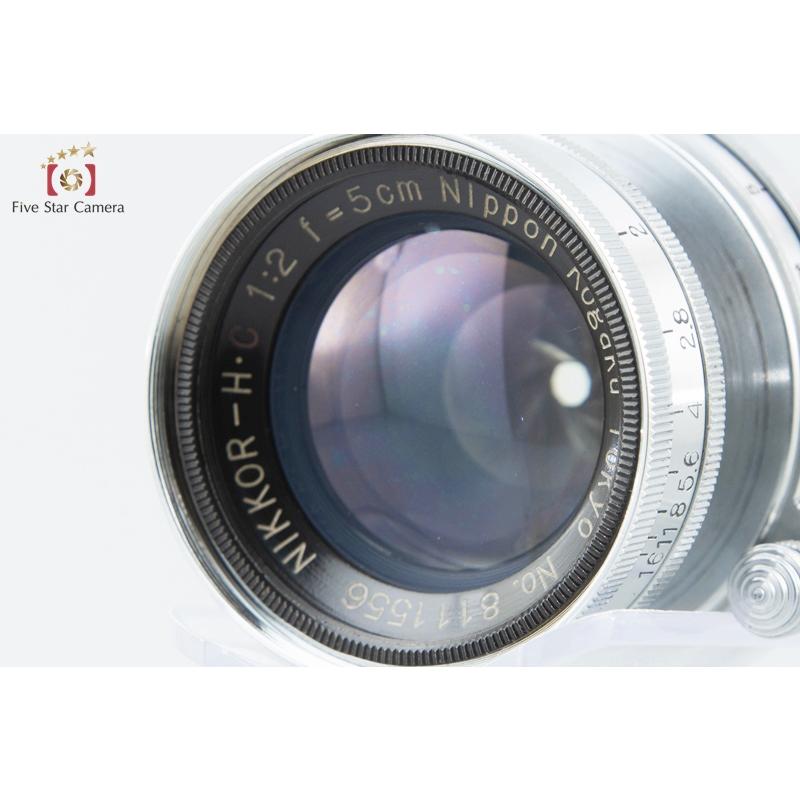 【中古】Nikon ニコン NIKKOR-H.C 50mm f/2 沈胴式 L39 ライカスクリューマウント｜five-star-camera｜05