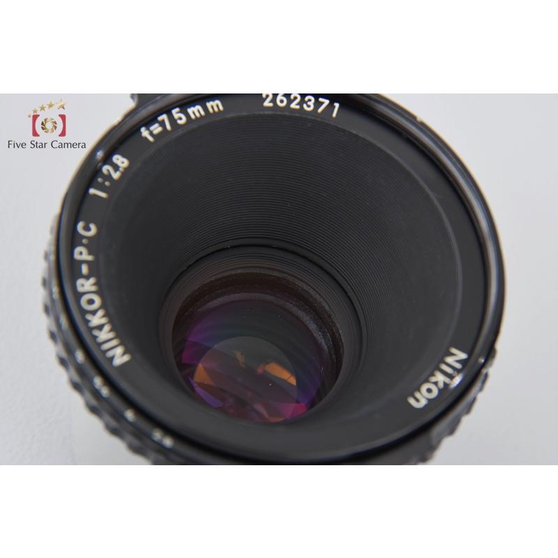 ニコン 【中古】Nikon NIKKOR-P.C 75mm f/2.8 ゼンザブロニカ EC ニコン 【中古】Nikon NIKKOR-P.C 75mm f/2.8 ゼンザブロニカ EC