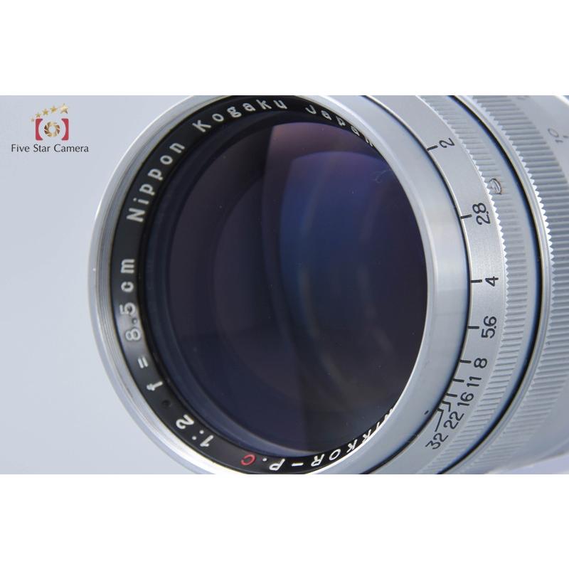 ニコン 【中古】Nikon NIKKOR-P.C 85mm f/2 シルバー L39ライカ ニコン 【中古】Nikon NIKKOR-P.C 85mm f/2 シルバー L39ライカ