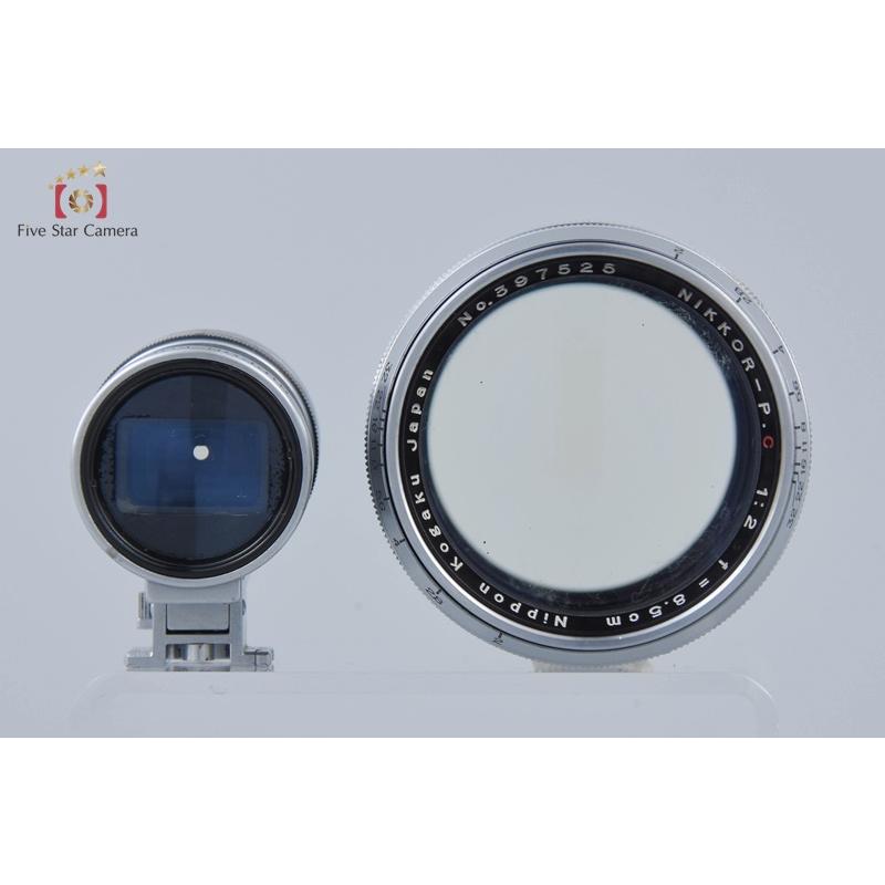 ニコン 【中古】Nikon NIKKOR-P.C 85mm f/2 シルバー L39ライカ ニコン 【中古】Nikon NIKKOR-P.C 85mm f/2 シルバー L39ライカ