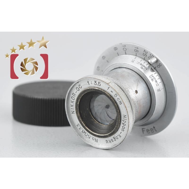 中古】(ニコン) Nikon やすっぽい NIKKOR-Q・C 50/3.5 (L39) 固定鏡胴 