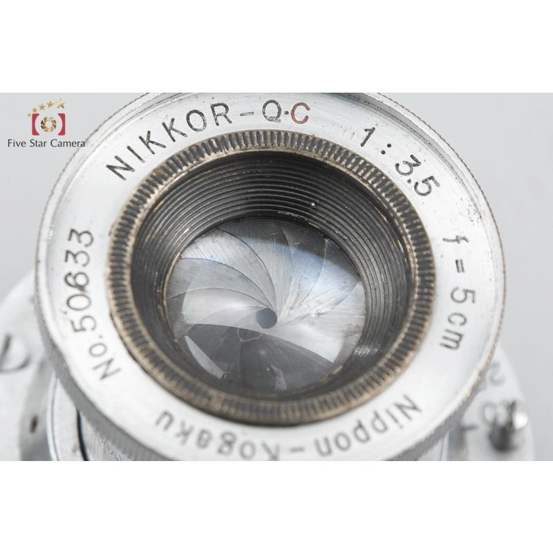 中古】Nikon ニコン NIKKOR-Q.C 50mm f/3.5 L39ライカスクリュー
