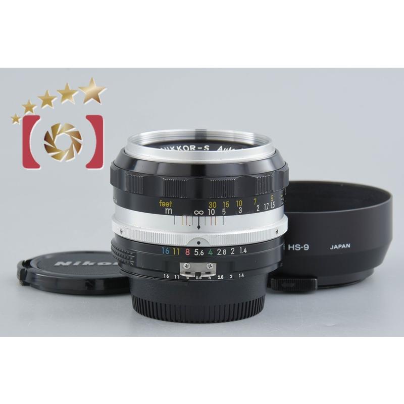 ニコン 【中古】Nikon NIKKOR-S Auto 50mm f/1.4 Ai改 : 中古