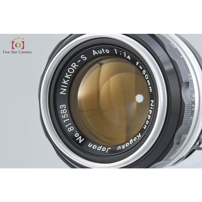 ニコン 【中古】Nikon NIKKOR-S Auto 50mm f/1.4 Ai改 : 中古