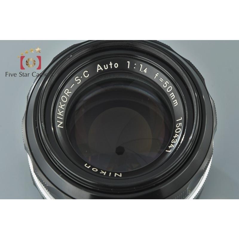 ニコン（Nikon） 【中古】Nikon NIKKOR-S.C Auto 50mm f/1.4 : 中古