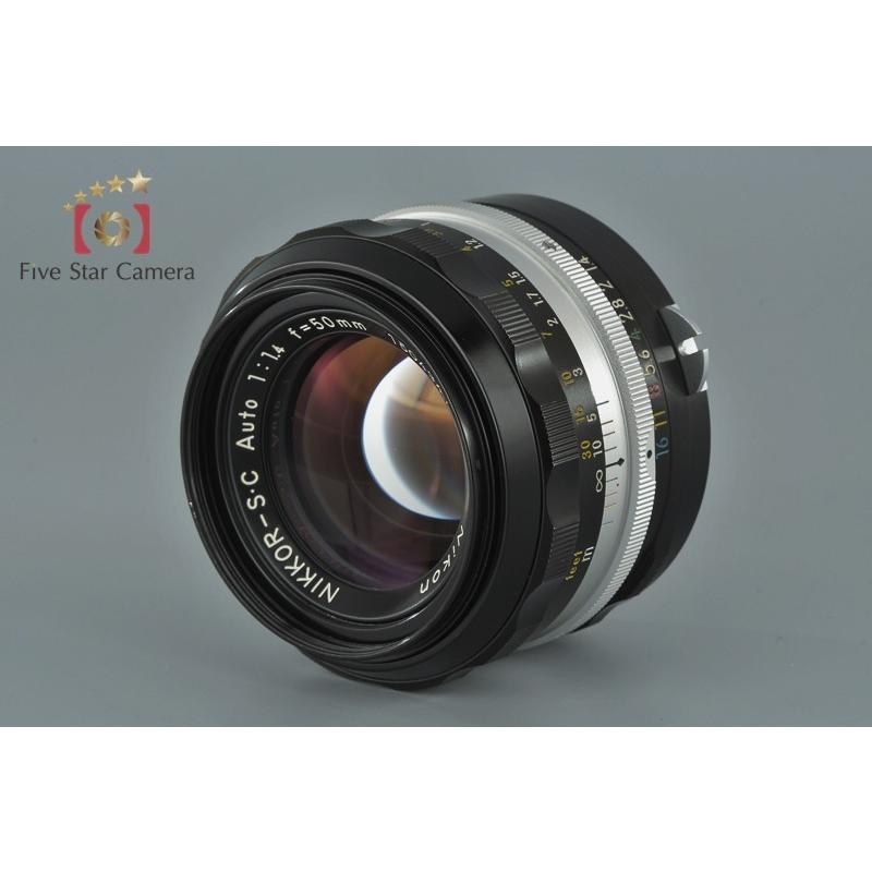 ニコン（Nikon） 【中古】Nikon NIKKOR-S.C Auto 50mm f/1.4 : 中古