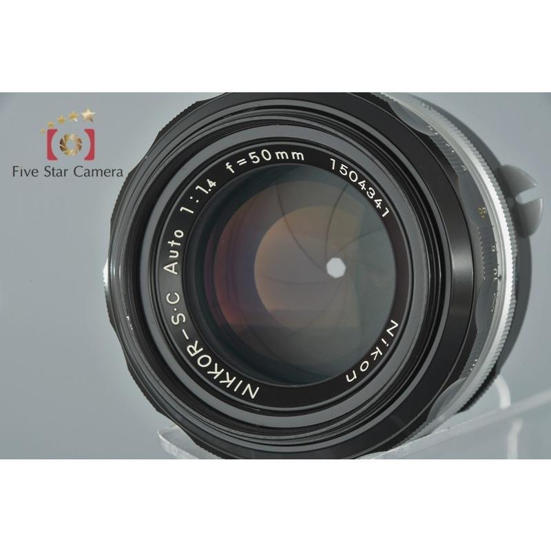 ニコン（Nikon） 【中古】Nikon NIKKOR-S.C Auto 50mm f/1.4 : 中古