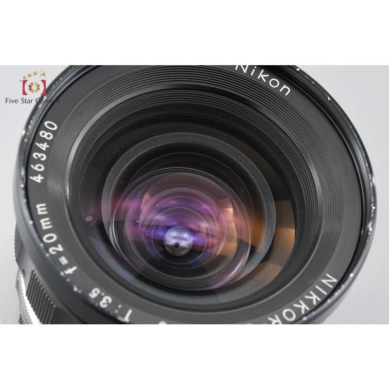 ニコン 【中古】Nikon NIKKOR-UD Auto 20mm f/3.5 : 中古カメラ ニコン 【中古】Nikon NIKKOR-UD Auto 20mm f/3.5 : 中古カメラ