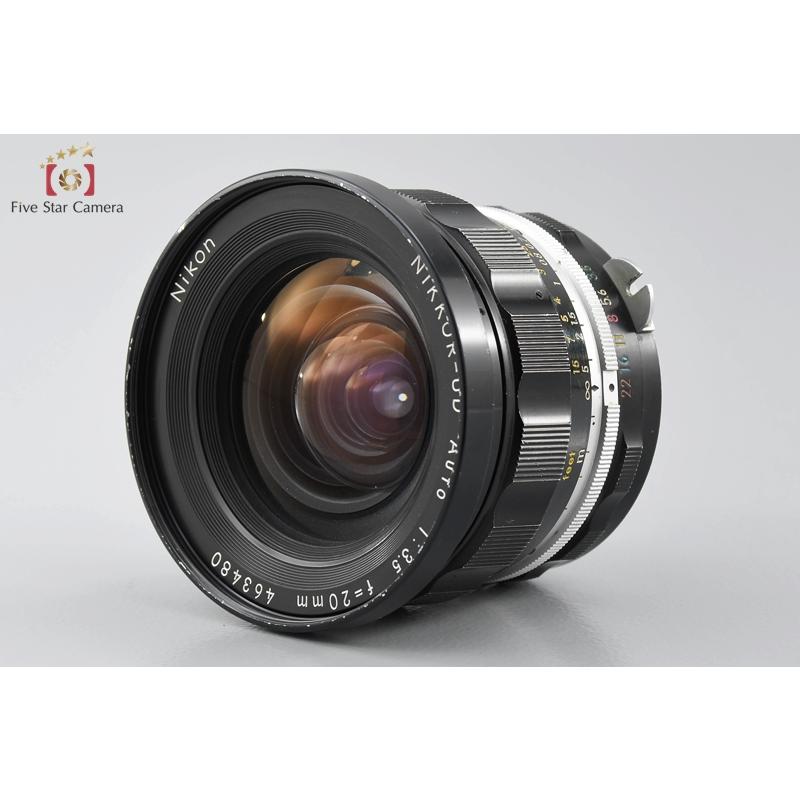 ニコン 【中古】Nikon NIKKOR-UD Auto 20mm f/3.5 : 中古カメラ ニコン 【中古】Nikon NIKKOR-UD Auto 20mm f/3.5 : 中古カメラ
