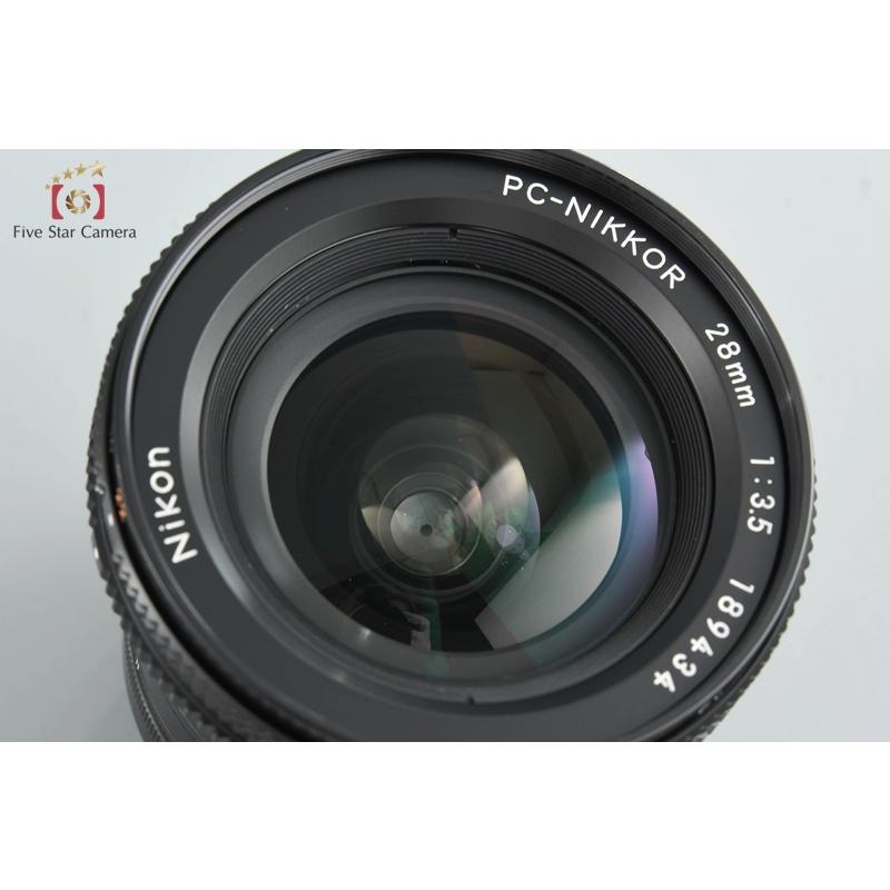 ニコン 【中古】Nikon PC-NIKKOR 28mm f/3.5 : 中古カメラのファイブ  
