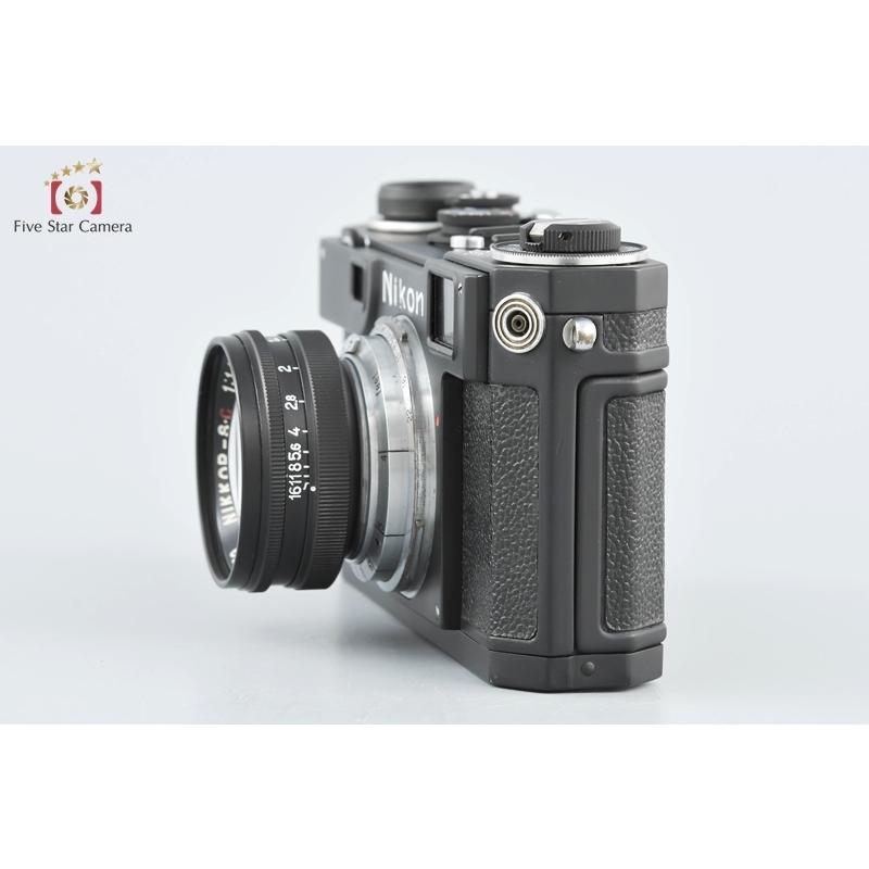 ニコン（Nikon） 【中古】Nikon S2 ブラックリペイント + NIKKOR-S.C