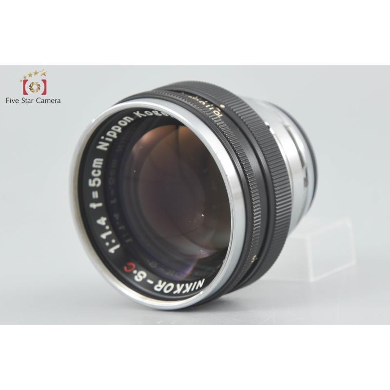 ニコン 【中古】Nikon S2 前期 + NIKKOR-S.C 50mm f/1.4 : 中古 ニコン 【中古】Nikon S2 前期 + NIKKOR-S.C 50mm f/1.4 : 中古