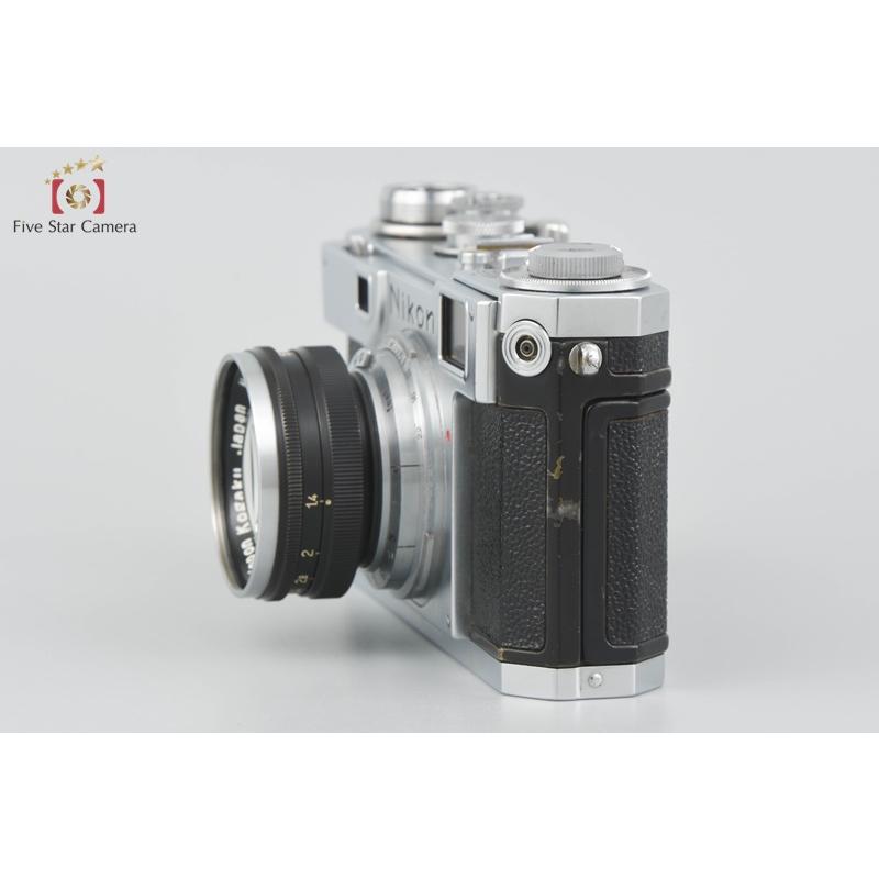 ニコン 【中古】Nikon S2 前期 + NIKKOR-S.C 50mm f/1.4 : 中古 ニコン 【中古】Nikon S2 前期 + NIKKOR-S.C 50mm f/1.4 : 中古