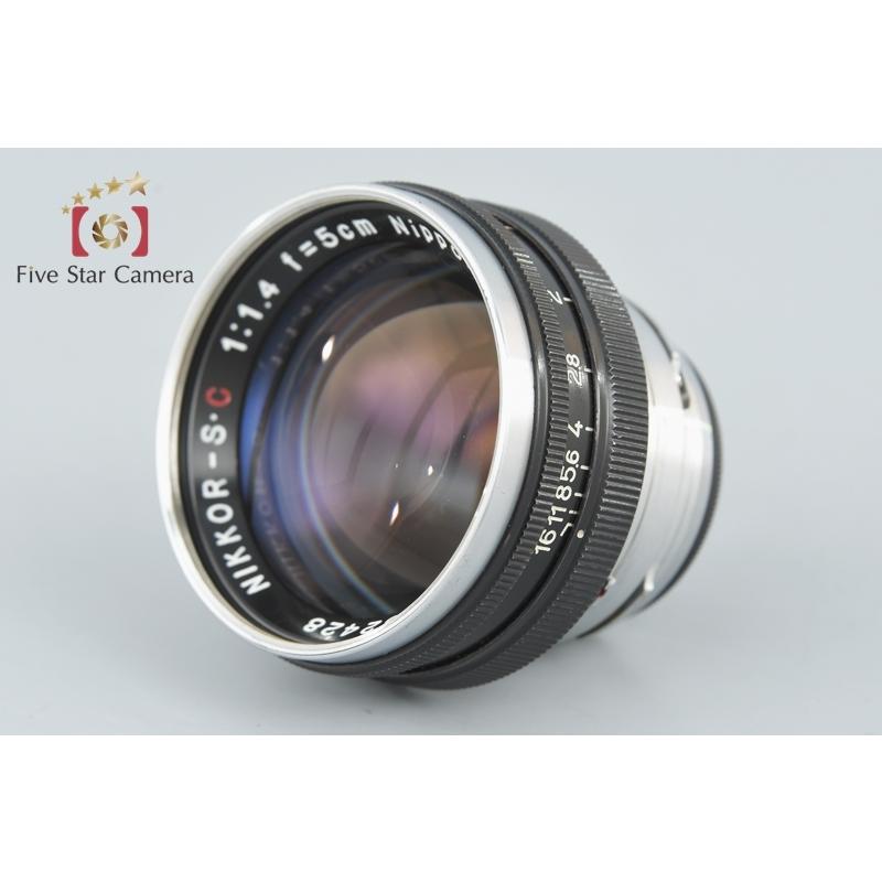 ニコン（Nikon） 【中古】Nikon S2 後期黒ダイヤル + NIKKOR-S.C 50mm
