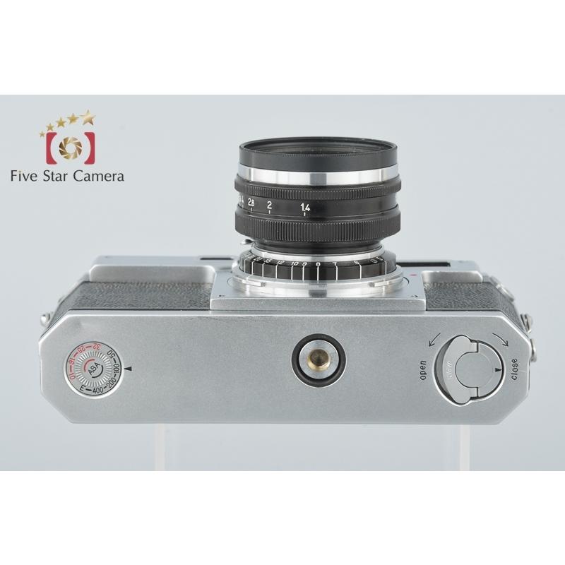 ニコン（Nikon） 【中古】Nikon S2 後期黒ダイヤル + NIKKOR-S.C 50mm