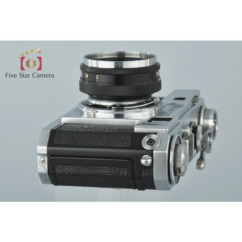 【中古】Nikon ニコン S2 後期 黒ダイヤル + NIKKOR-H.C 50mm f/2 ニコン（Nikon） 【中古】Nikon S2 後期黒ダイヤル + NIKKOR-H.C 50mm
