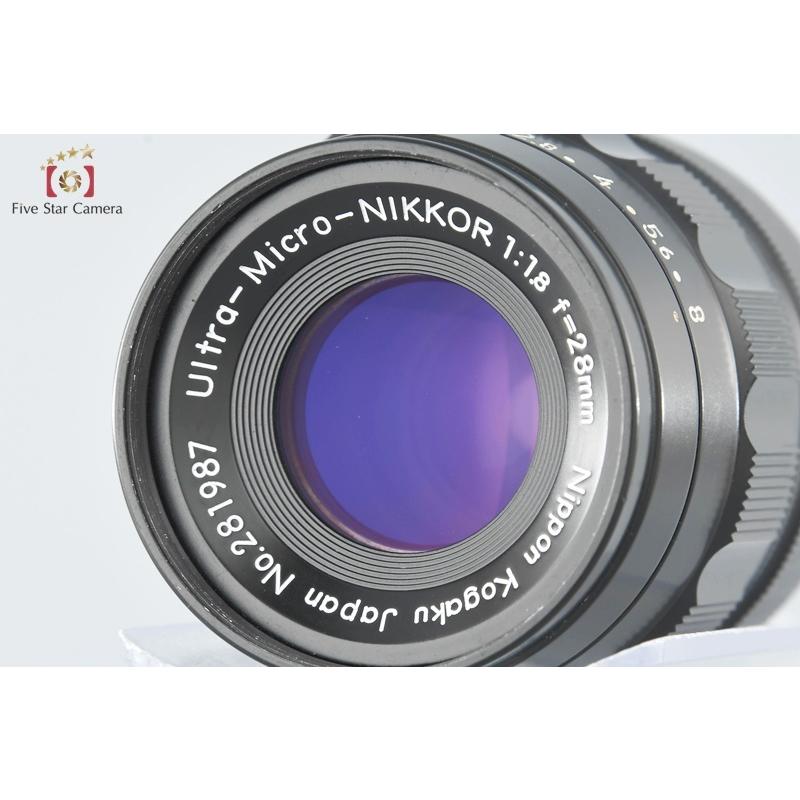 ニコン Ultra-Micro-NIKKOR 28mm f/1.8 L39 ライカスクリューマウント 【PROBLK】