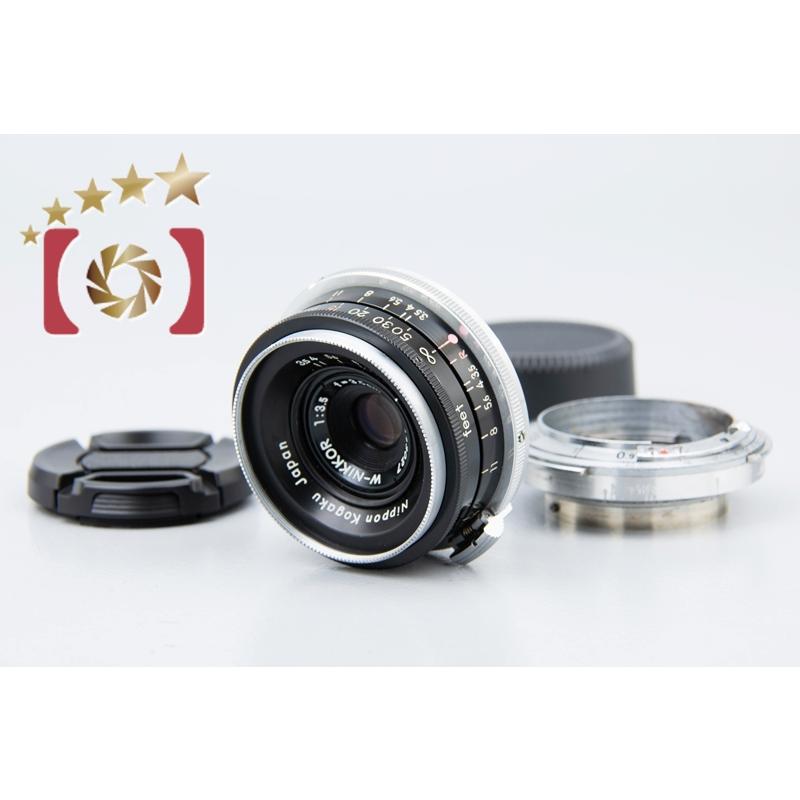 ニコン 【中古】Nikon W-NIKKOR 35mm f/3.5 ニコンSマウント用 : 中古  