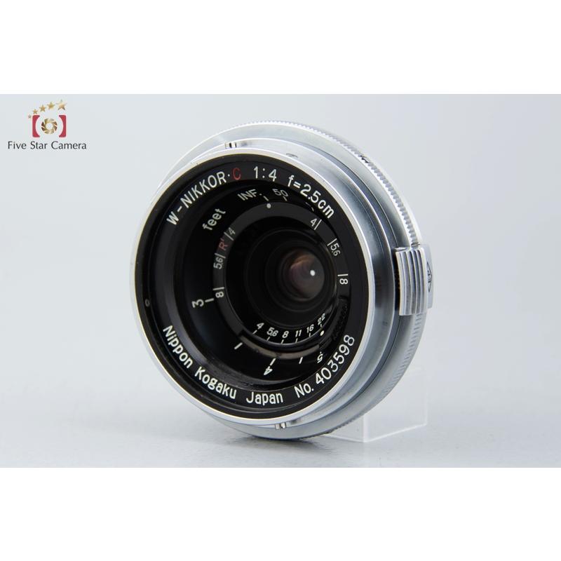 ニコン 【中古】Nikon W-NIKKOR.C 25mm f/4 ニコンSマウント ニコン 【中古】Nikon W-NIKKOR.C 25mm f/4 ニコンSマウント