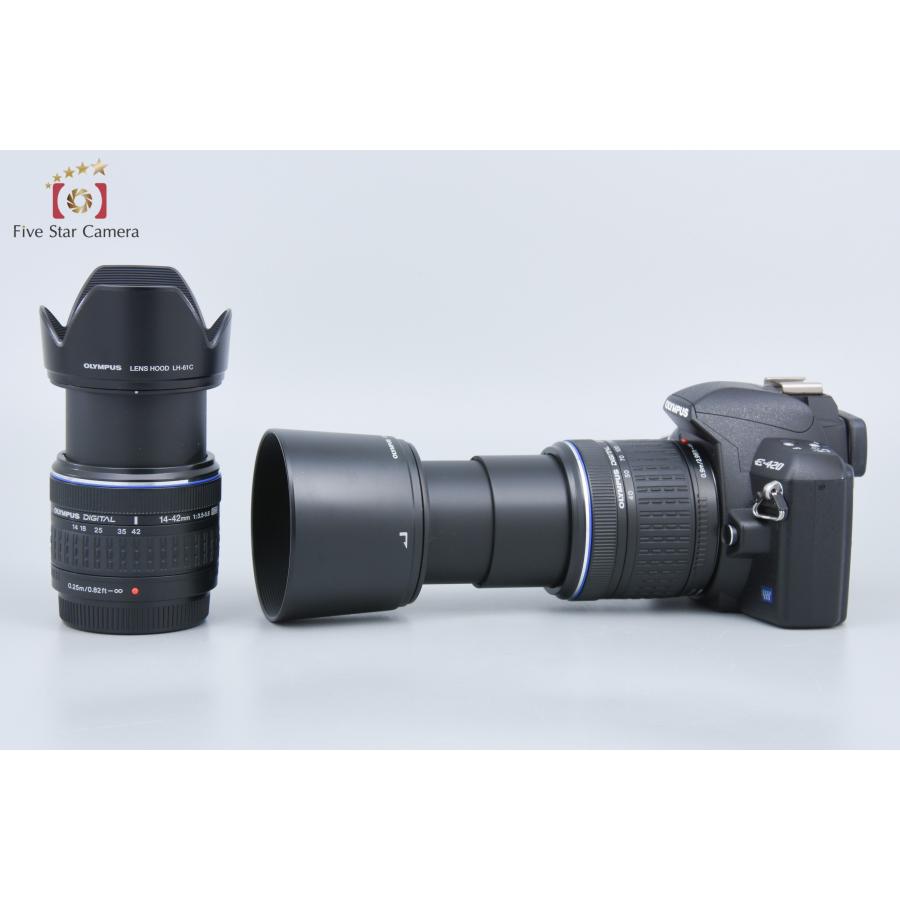 オリンパス 【中古】OLYMPUS E-420 14-42mm レンズキット シャッター 